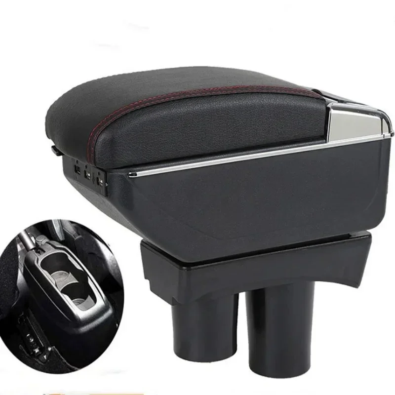 New luxury For Citroen C2 Armrest Box For Citroen C3 C2 Car Armrest Storage Box Modification Universal Car Accessorissories