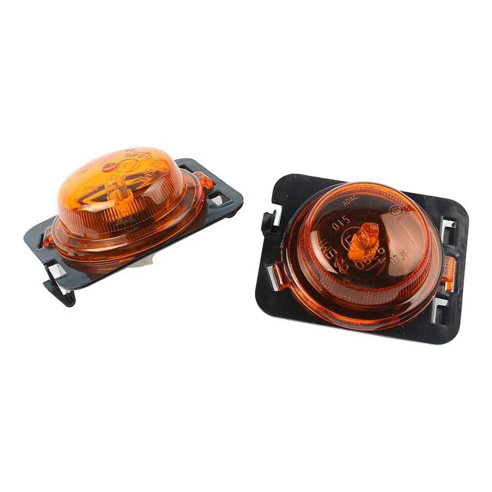 

Bulbs Side Front Fender Lamp Turn Signal Light For Wrangler-JK 2007-2015 Halogen Marker Side Lamp Clearance Lights