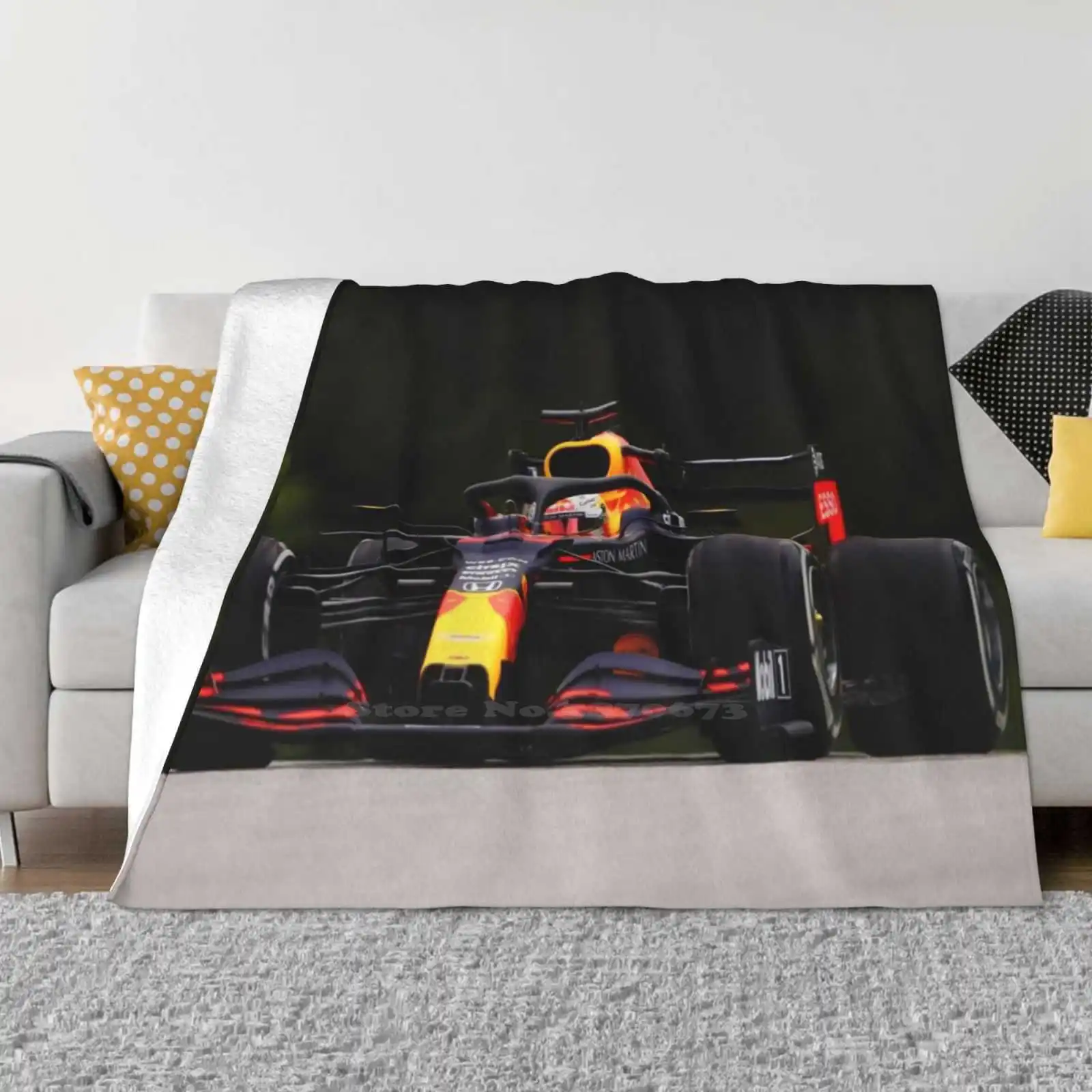 Racing During The 2020 Austrian Grand Prix Blanket Soft Warm Travel Portable Blanket Racecars Sports Fia Racingdriver Racing