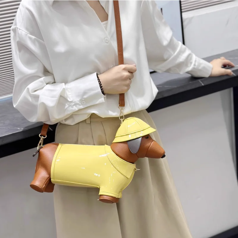 

Original Cute Dog Personality Doll Single-Shoulder Crossbody Bag