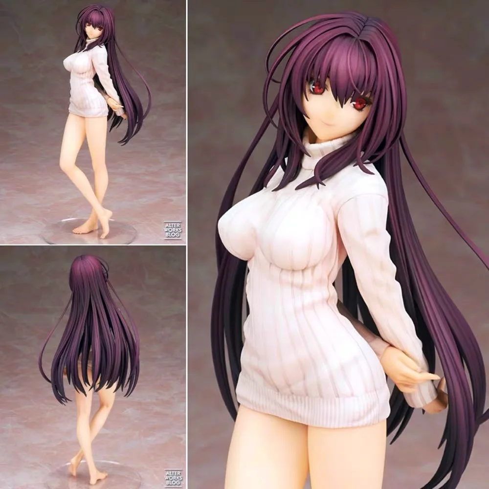 Original escola modelo boneca brinquedos, Scathach Roomwear-modus figura, Sammlung, modelo anime, 100% echte, grande ordem, 24cm