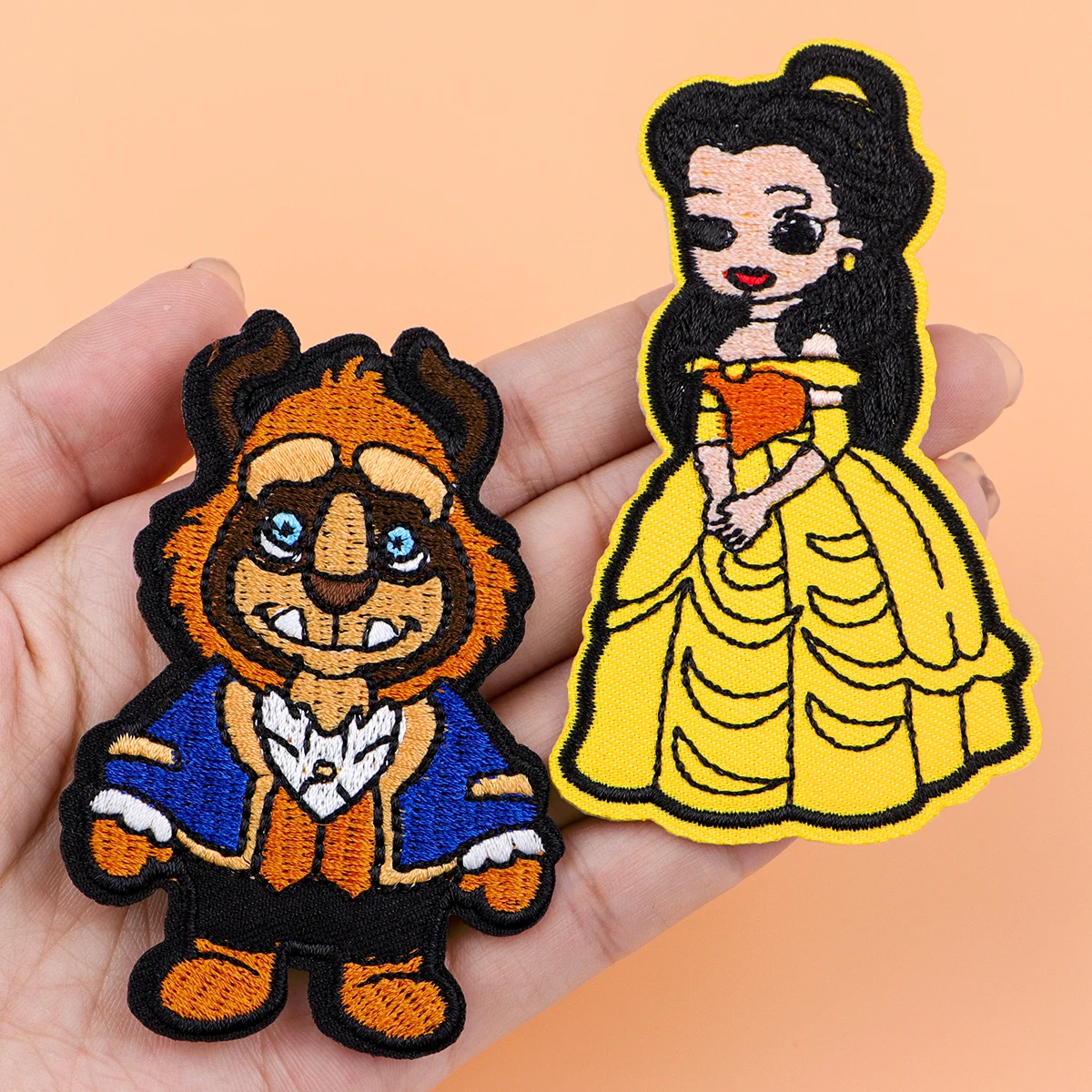 3-20pcs/set Mixed Cartoon Animals series Embroidery Patch For Clothing Thermoadhesive Patches On Clothes DIY Sew Badges