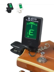 Mini cyfrowy LCD Tuner zaciskowy Obrót o 360 stopni na gitarę, bas, skrzypce, Ukulele, akcesoria gitarowe