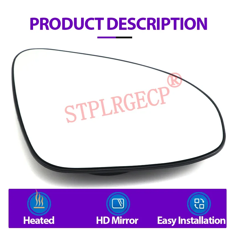 Für Toyota Yaris Hatchback Vitz XP130 2011-2017 Linker oder Rechter Türseitenspiegel Klares Spiegelglas Beheizter Rückspiegel Ersatz – Detail 10