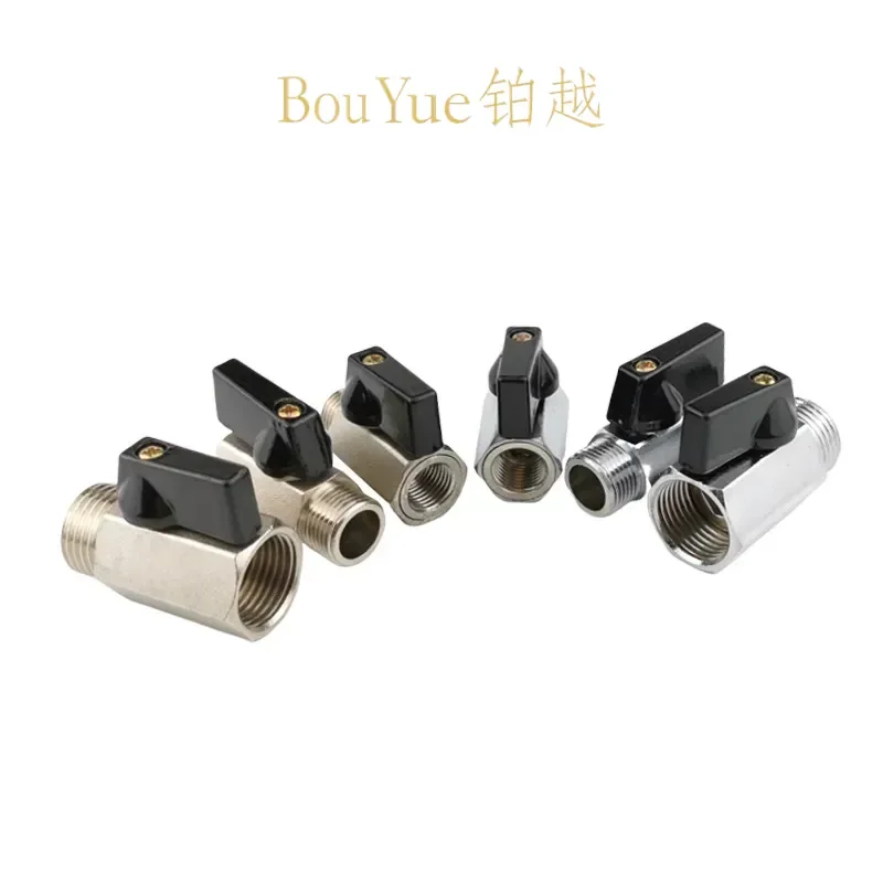 for 1 2 3 4 Way Double Inner Wire Small Ball Valve Inner Outer Thread 1/4 Copper Valve DN8 Miniature Mini Ball Valve Switch