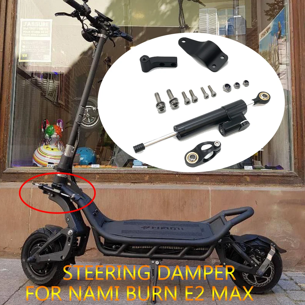 

Directional Steering Damper Mounting Bracket Kit for Nami Burn E 2 Max Increase High Speed Stability Safety Accessories Burn E2