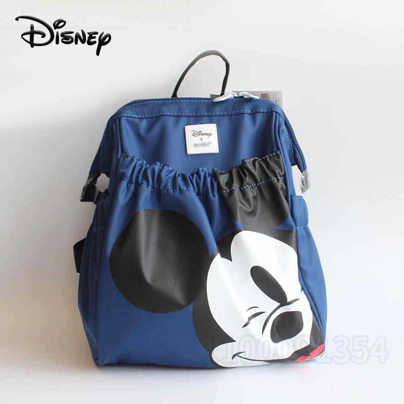 Disney Mickey New Diaper Bag Backpack Large Capacity Multifunctional Baby Diaper Bag Cartoon Cute Lightweight Outdoor Mommy Bag