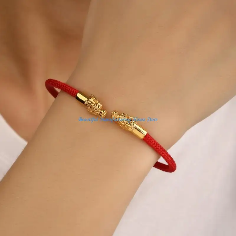 E56A Lightweight Elastic Open Bracelet For Active Hypoallergenically Gold Plated