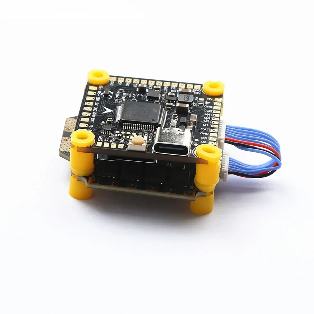 Controlador de vuelo RC Tracker F405 V2, pila F4 V3S, Control de vuelo FC, compatible con BetaFlight/INAV BLS-50A/65A, 4 en 1 ESC para Dron FPV