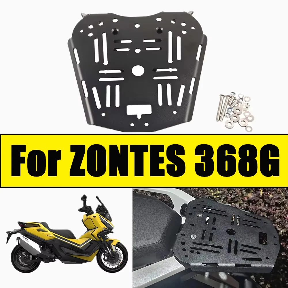 

Rear Luggage Rack Carrier Shelf Trunk Tail Box Bottom Plate Storage Box Support Accessories For Zontes 368G 368 G G368 G 368