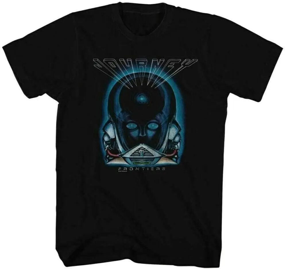 

Journey Frontiers T Shirt Mens Rock N Roll Music Band Tee Retro blackOne Size