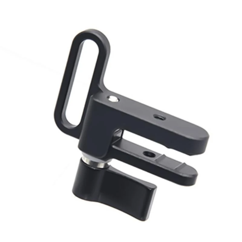 Aluminum Alloy Cable Lock Clip for DSLR Cameras with 1/4inch Thread Screw