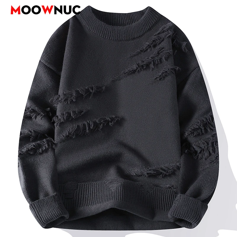 

Men's Clothing Men's Sweat-shirt Pullovers Sweater For Men Autumn Fashion Knit Casual Hombre Warm Solid Spring Male Streetwear