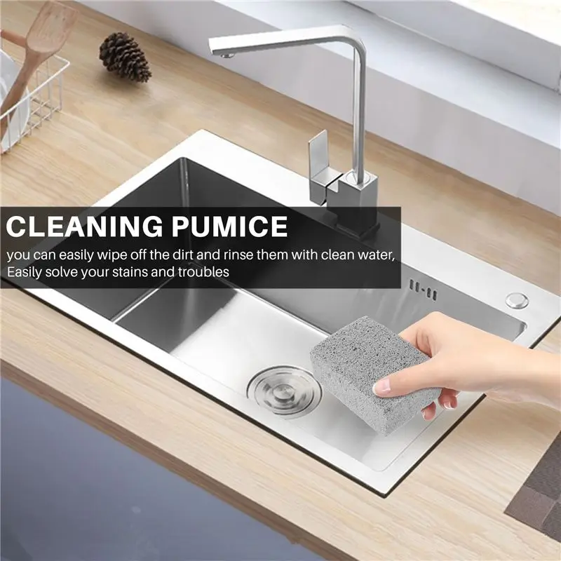 【CYBER MONDAY】2 Pcs Barbecue Grill Cleaning Bricks Barbecue Grill Cleaning Foam Reusable to Remove Oil Stains for Grilling