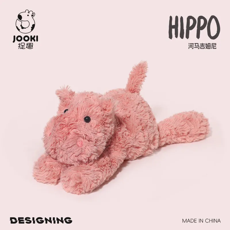 

35 см Kawaii Pink Moo Deng плюшевая кукла мультфильм Бегемот детские декоративные мягкие аниме куклы милый подарок на день рождения для девочек