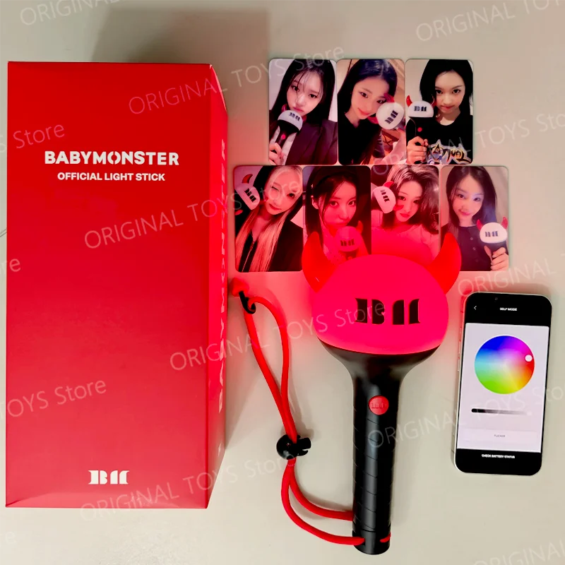 Original Kpop BABYMONSTER Official Lightstick with Bluetooth