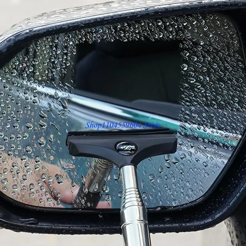 

12QM Многофункциональный выдвижной портативный стеклоочиститель Чистый автомобильный зеркальный зеркальный стеклоочиститель