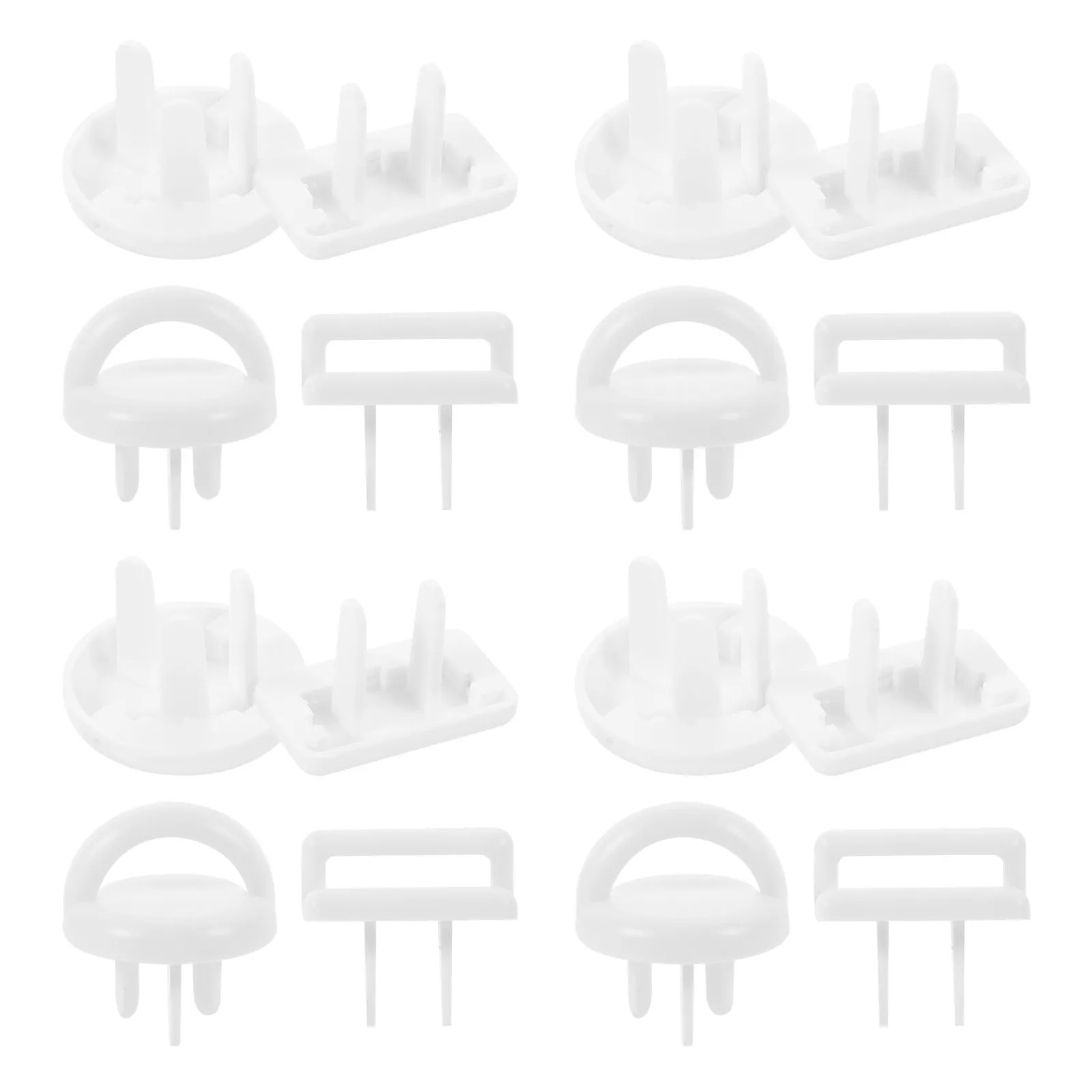 

50 шт. противоударных пластиковых заглушек для розеток, защитные колпачки для детей и домашних животных, легко снимаемые, безопасные, без запаха