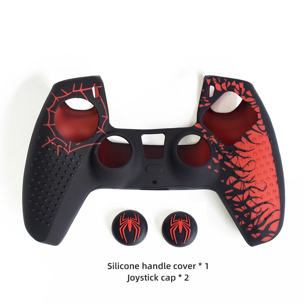 حافظة واقية من السيليكون P5، غطاء حماية بمقبض Spider Man Style P5، مادة السيليكون، غطاء حماية من السيليكون P5