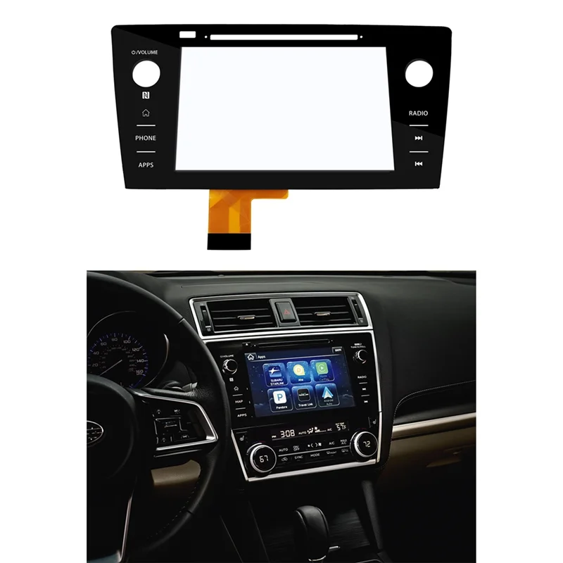 

Для Subaru Legacy Outback 2018 2019 Замена дигитайзера сенсорного экрана 86471-AL65A 86471-AL68A Автомобильное радио