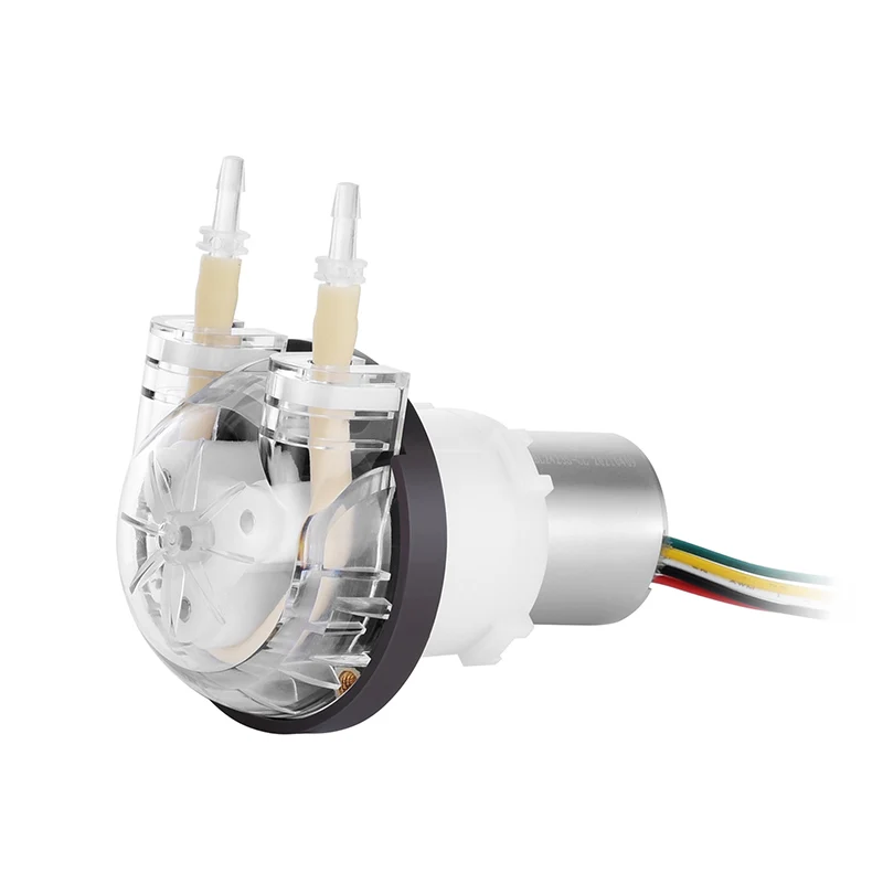 PENGPU 2-40mLPM Micro Peristaltic Pump Corrosion Resistance BPT Tube For Food Grade Water Liquid Dosing Pumps