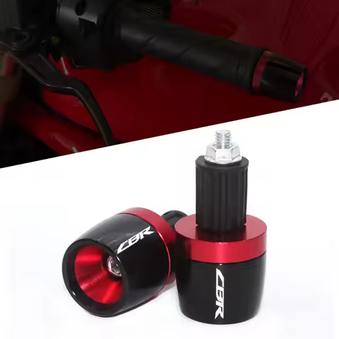 For Honda CBR 600 900 954 RR 1000 1100 CBR600RR CBR600F CBR929RR Motorcycle 7/8"22MM Handlebar Grips Handle Bar Cap End Plugs