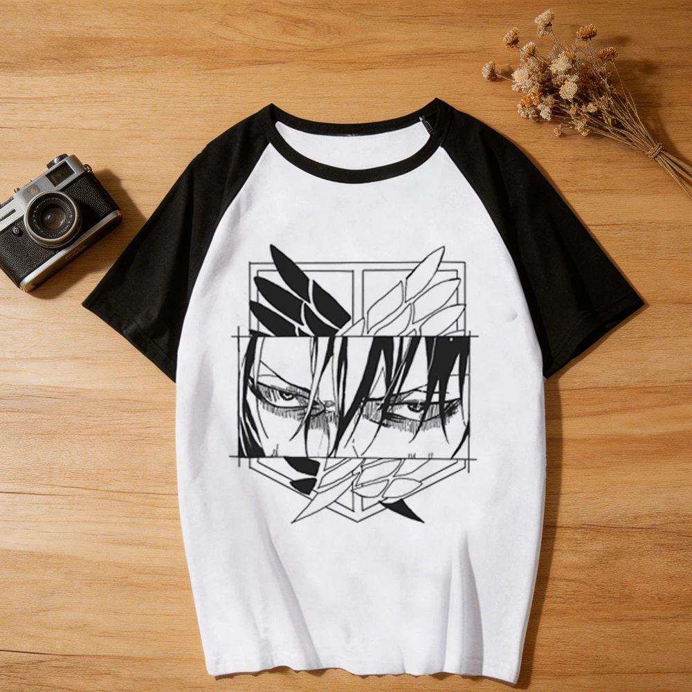 Attack on Titan tshirt female cutecore kawaii funny cute shirt jojifuku scene  2000s meme y2k