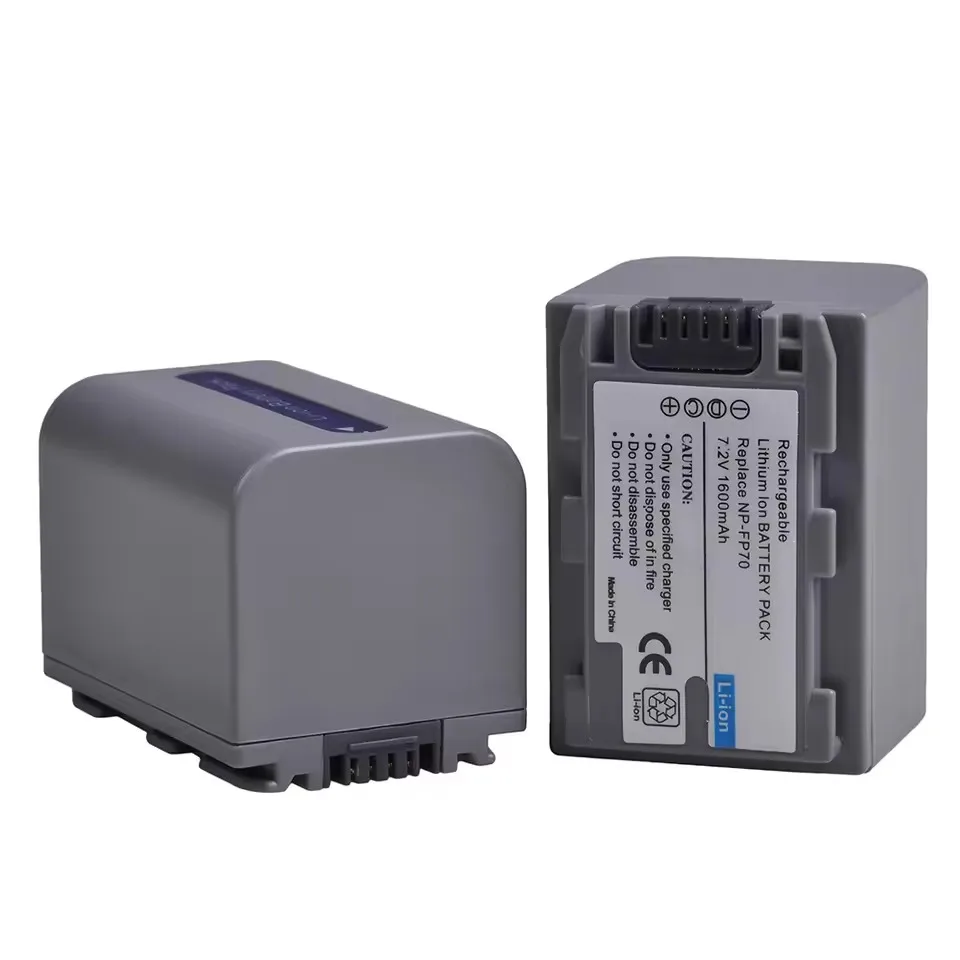 Akumulator do aparatu NP-FP70 2800mAh NP-FP30 NP-FP60 Akumulator do ponownego ładowania dla Sony NP-FP71 NP-FP90 NP-FP50 DVD92 DVD103 DCR SR30E SR40 — zdjęcie produktu 6