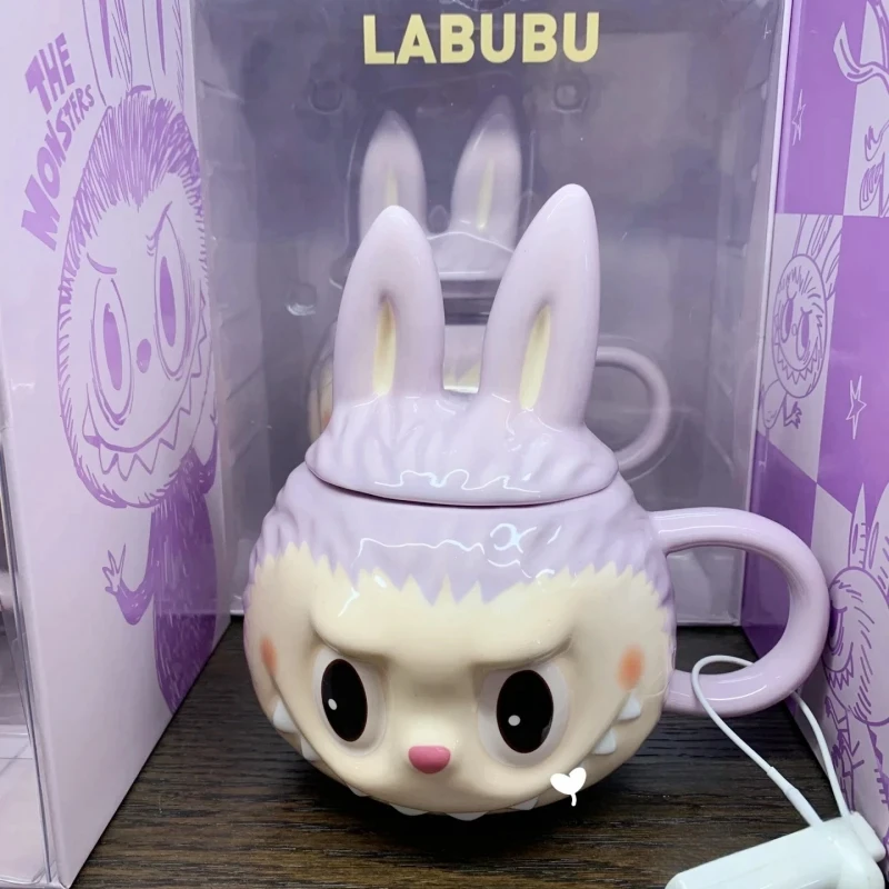 2024 New Hot The Monster Labubu Ceramic Series Perimeter Cup Cute 3d Creative Mug Milk Coffee Water Drinkware Cup Birthday Gifts