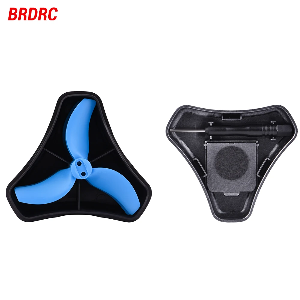 BRDRC Propellers Storage Box for DJI Avata 2 Drone 3032S Blade Light Weight Wing Fan Propeller Carrying Box Drone Accessories