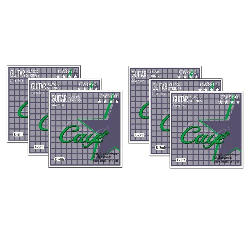 2 corde Caye Crossing, corde classiche, corde in nylon 1/2/3/4/5/6 corde, corda singola, corde per chitarra classica