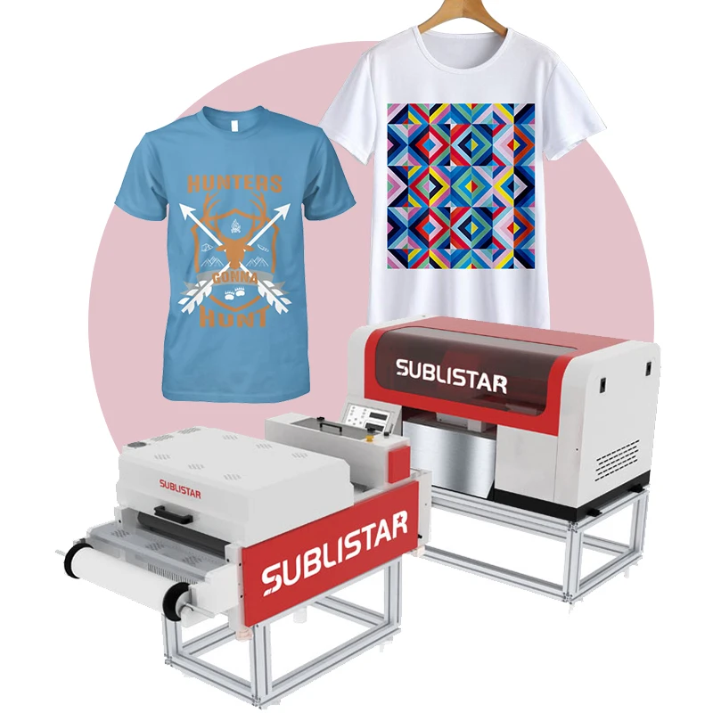 Wholesale T-shirt Small Business 12 Inch DTF Cloth Machine Printer & Shaker A3 DTF Printing Transfer