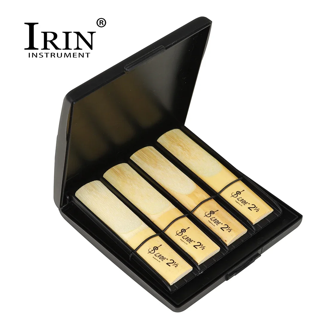 

IRIN Saxophone Reed Case Portable ABS Saxophone Reed Clip Box Woodwind Instrument Parts Accessories Double Deck 8 Reed Case