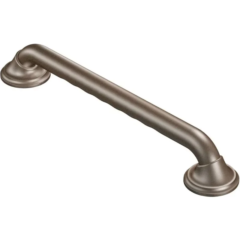 Moen R8736D3GOWB Ultima Bathroom Safety 36-Inch Designer Bathroom Grab Bar with Curl Grip, Old World Bronze