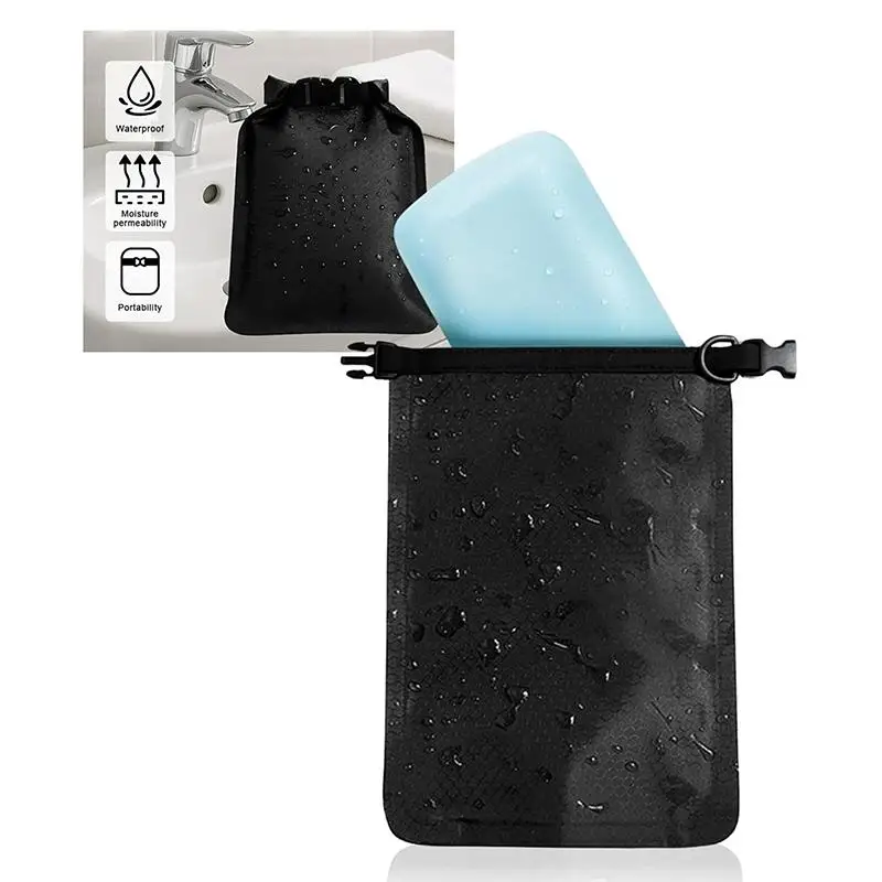 1 Set Reise-Aufbewahrungstasche, Multifunktionale Seifentasche, Versiegelte Wasserdichte Badezimmer-Seifenhalterung für Outdoor-Reisen – Detail 9