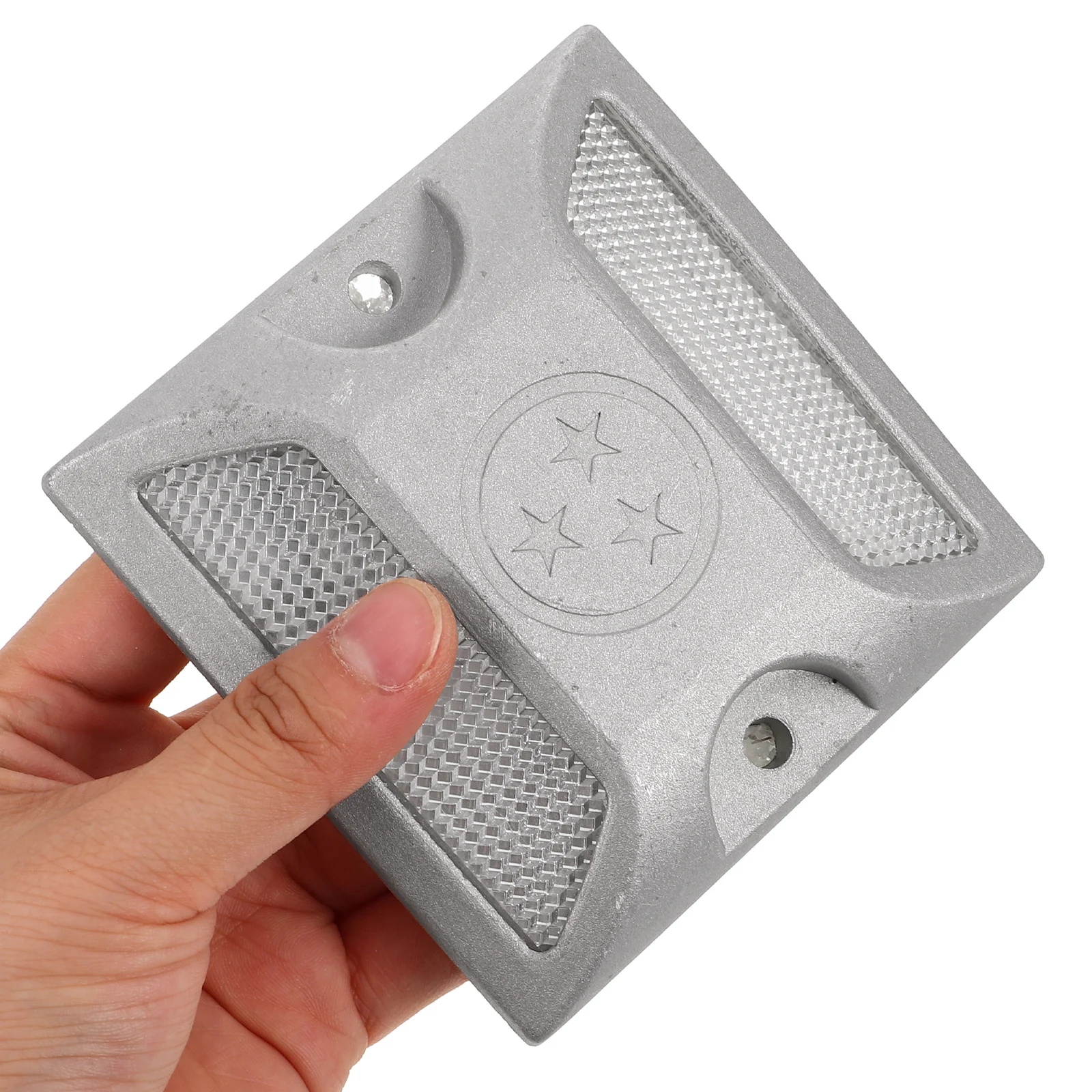 2 шт., литые алюминиевые дорожные шпильки, светоотражающие дорожные маркеры для подъездной дороги, спортивные полевые парковки, безопасный тротуар на открытом воздухе