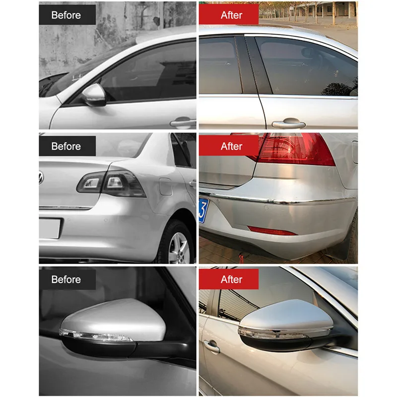 5Meters Exterior Car Chrome Body Strip Bumper Auto Door Protective Moulding Styling Trim Sticker 6MM 10MM 20MM Car Accessories