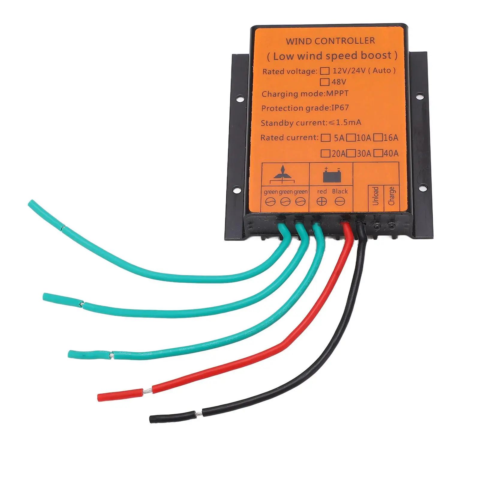 

High-Efficiency Wind Turbine Controller for Easy Operation & Safe for battery Management - Excellent Heat Dissipation