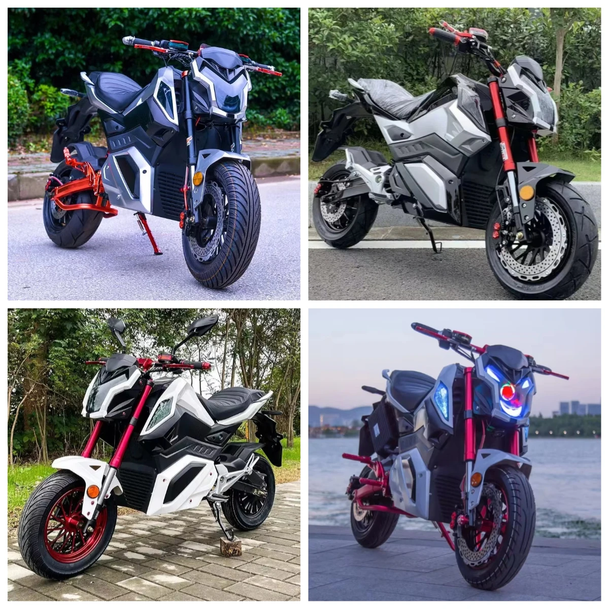 Krono Wild Z6 Streetbikes Electric Cruiser Motorcycle Maximum Speed 70km/h Range 50km Made Of Steel 2000W Brushless Motor 72V 60