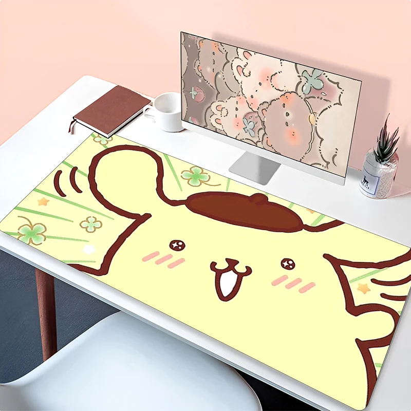 

Аниме компьютерный Kawaii коврик для мыши P-pompompurin геймерские коврики для мыши большой игровой коврик для мыши XXL настольный коврик для мыши клавиатура ковер для мыши