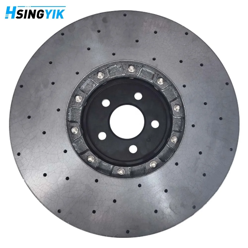 Hsingyik Racing Parts Front Carbon Ceramic Break Disk Rotor for Audi RS6 420X40MM