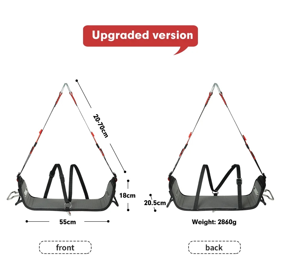 Xinda High Altitude Work Seat Belt Rope Harness High-rise Hanging Plate Exterior Wall Cleaning Anti-fall Seat Plate