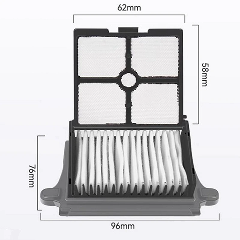 4 Pcs for Tineco FLOOR ONE S7 Steam Floor Scrubber Cleaner Filter Spare Part Replacement Accessories Filter