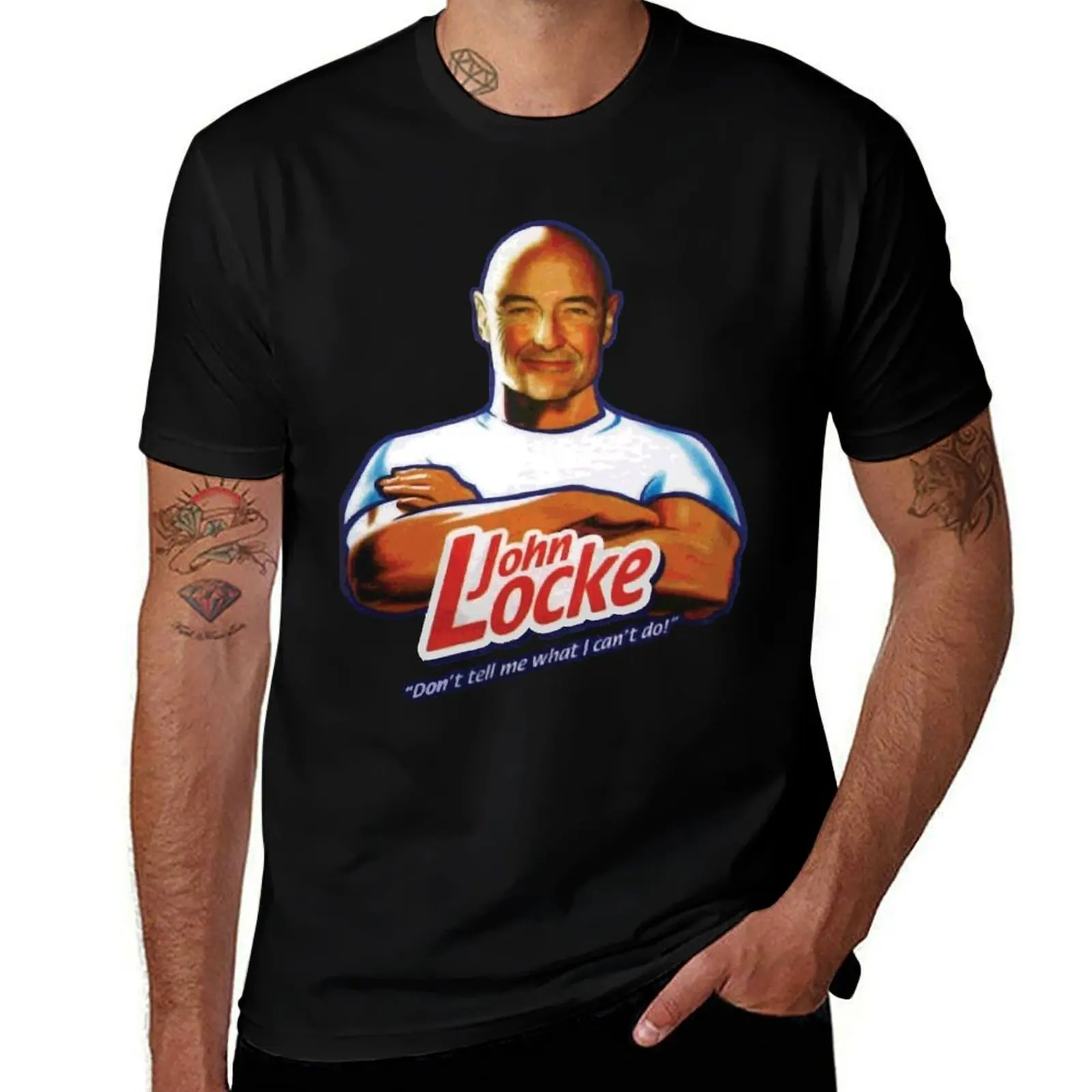 

John Locke Lost Don&x27;t tell me what I can&x27;t do Essential T-Shirt plain oversizeds shirts graphic tees men clothings
