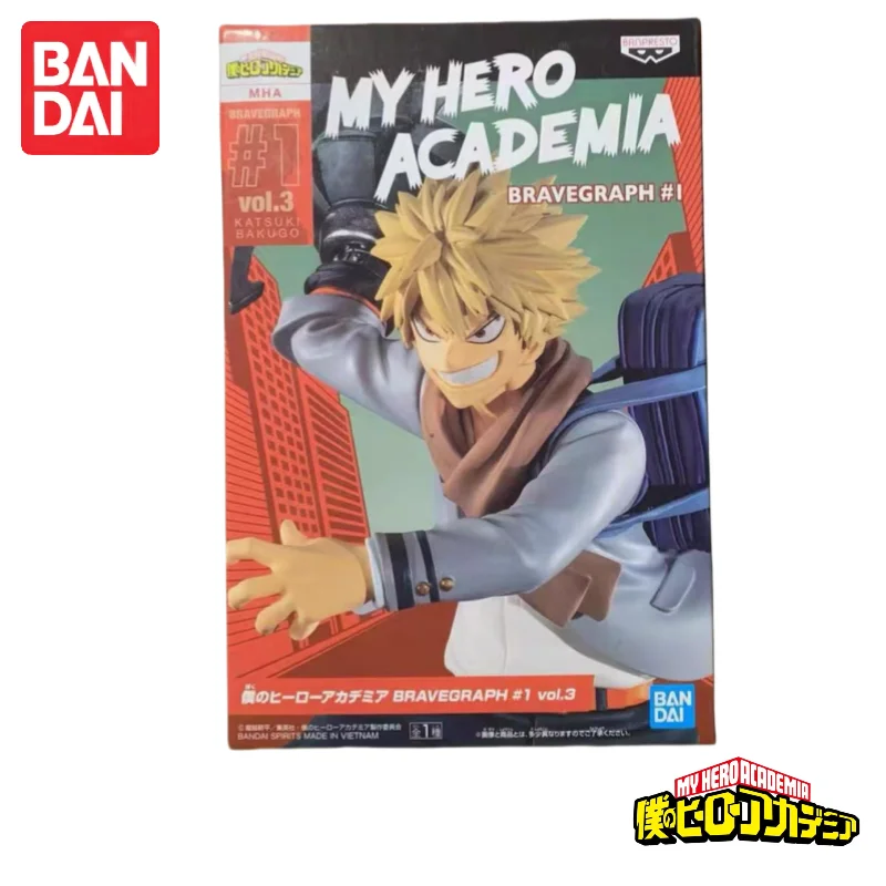 

В наличии оригинальные призы Bandai Banpresto My Hero Academia Bravegraph Bakugou Katsuki # 1Vol.3 Статическая модель гаражного комплекта