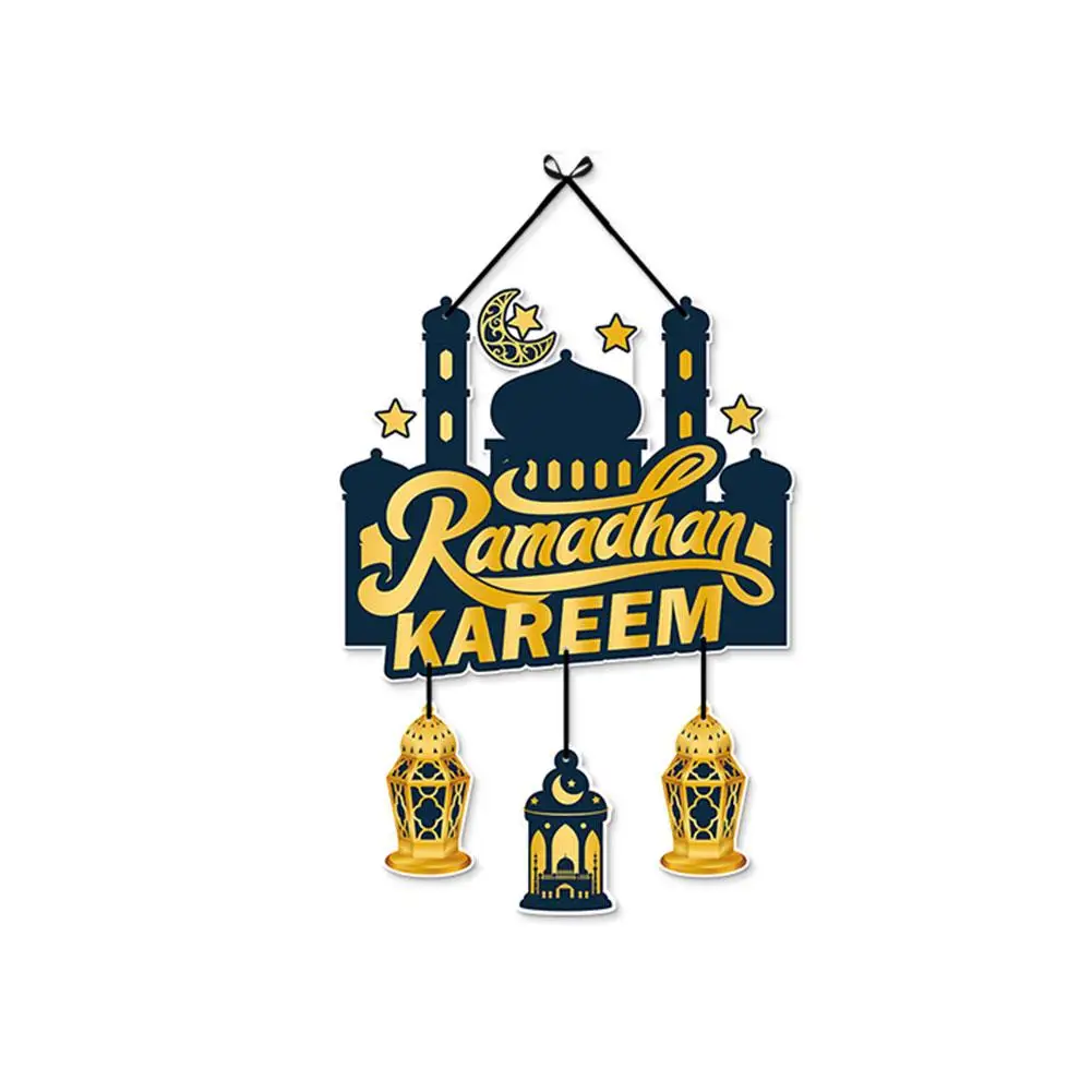 Ramadan Hanging Pendant Moon Festival Decorative Eid Supplies Decor Mubarak Home Party Accessories Door Hanging L9v1