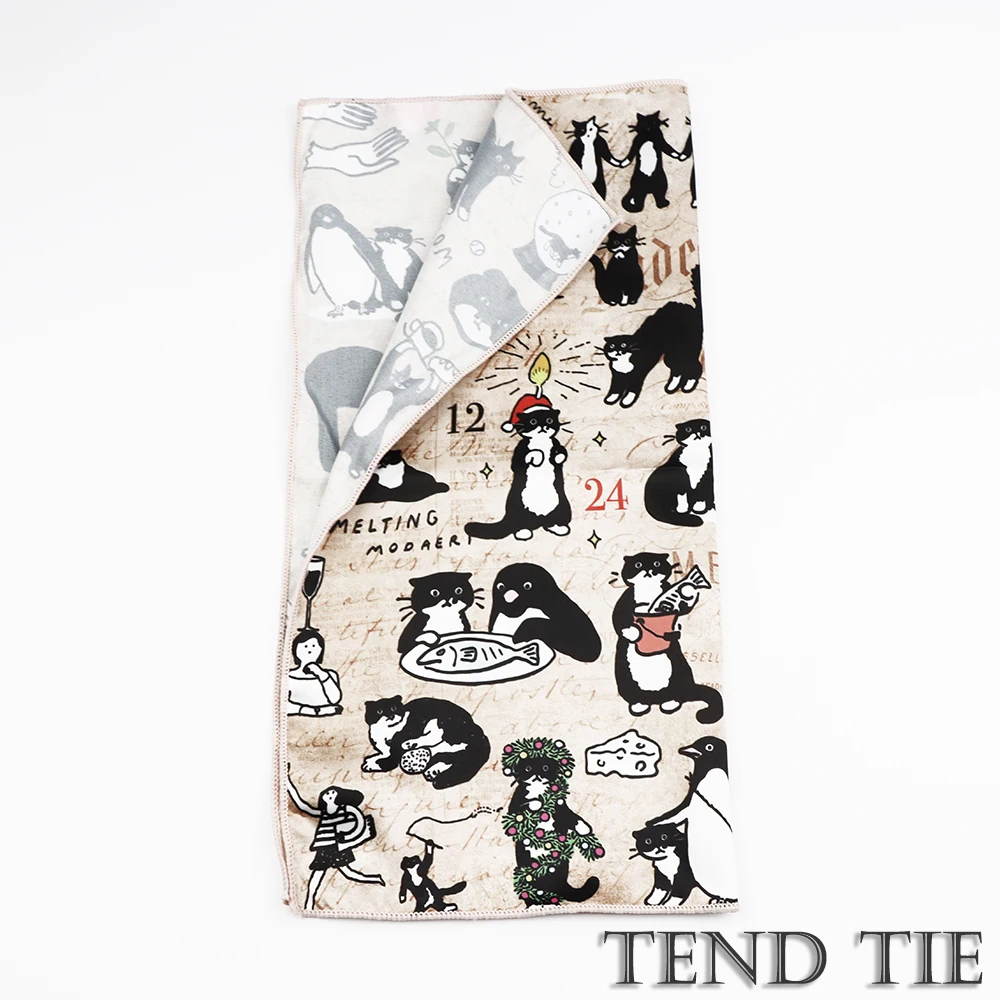 وشاح مربع جيب بوليستر ، جرافيتي ، باندا ، طعام ، نمط بيرة ، إكسسوارات زفاف ، موضة جديدة ، حجم كبير ، 30 × 30 سم