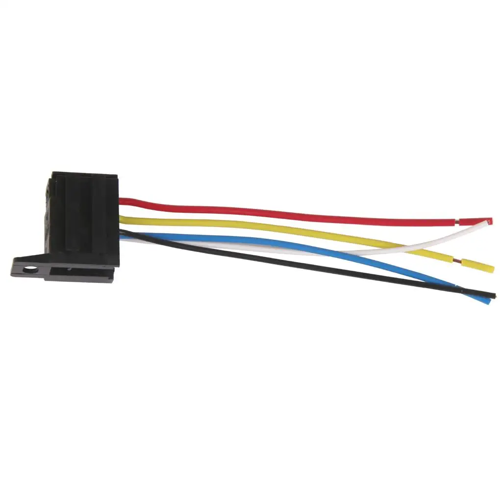 

12/30A 5-Pin Automotive Relays W/ Socket, 5 Wire Wiring Harness