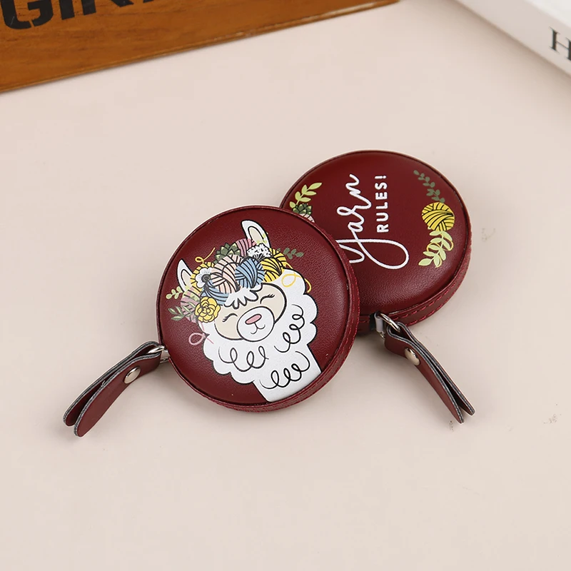 1.5m Portable Retractable Vintage Style Mini Tape Nostalgia Measure Ruler Retro Sewing Centimeter Inch Roll Tape