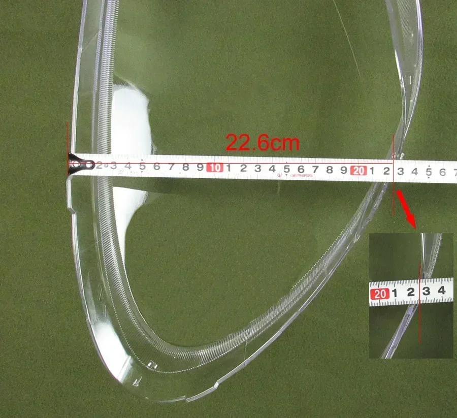 For Porsche Cayenne 2011 2012 2013 2014 Headlamp Shade Transparent Mask Cover Lens Lampshade Headlight Shell Plexiglass